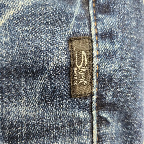 Silver Dark Wash Men's Straight Leg Denim Jeans 44/34 - Picture 3 of 15